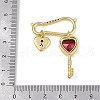 Brass Micro Pave Cubic Zirconia Pendants KK-H072-17G-01-3