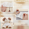 Cotton Pleated Lace Trim Ribbon OCOR-WH0097-25B-4