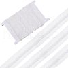 CHGCRAFT Mesh Fabric with Plastic Wheat Beads Ribbon OCOR-CA0001-15-1