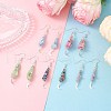 Natural Quartz Crystal Dangle Earrings EJEW-JE06410-02-1