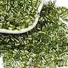 Baking Paint Glass Round Bugle Beads SEED-Z002-A-E01-1