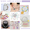   45pcs 3 styles Transparent Crackle Acrylic Beads TACR-PH0001-76-6
