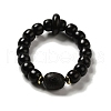Wood Mala Bead Bracelets BJEW-B080-21-1