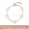 Ion Plating(IP) 304 Stainless Steel Link Bracelets BJEW-P345-11G-01-5