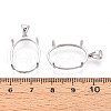 925 Sterling Silver Pendant Claw Cabochon Settings STER-N016-44C-P-3