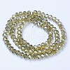 Electroplate Glass Beads Strands EGLA-A034-T10mm-A01-2