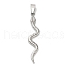 304 Stainless Steel Pendants STAS-Z126-08P-1