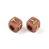 Plating Acrylic Beads OACR-N140-01B-T-2