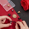 Unicraftale 6Pcs 3 Colors Retro 304 Stainless Steel Pendants STAS-UN0060-21-4