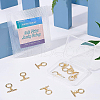 Brass Toggle Clasps KK-BC0005-60G-4