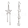 Tibetan Style Alloy Dangle Earrings EJEW-TA00651-2