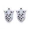 Tarnish Resistant 304 Stainless Steel Pendants STAS-N092-27-2