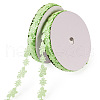 20 Yards Malan Flower and Butterfly Polyester Lace Trim OCOR-TAC0016-18B-2