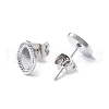 304 Stainless Steel Stud Earring Finding EJEW-I285-29P-2