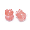 Cherry Quartz Glass Beads G-F637-03I-2