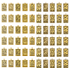 DICOSMETIC 60Pcs 10 Style Tibetan Style Alloy Pendants TARO-DC0001-01AG-1