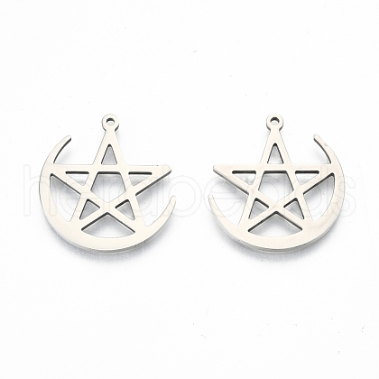 Non-Tarnish 201 Stainless Steel Pendants STAS-N098-116P-1
