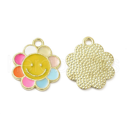 Alloy Enamel Pendants ENAM-B050-04G-02-1