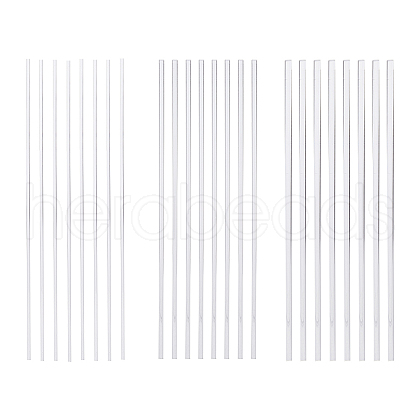 SUPERFINDINGS 24Pcs 3 Styles Acrylic Support Rods DIY-FH0005-52-1
