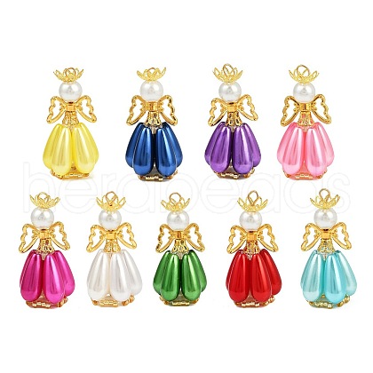 ABS Plastic Imitation Pearl Pendants PALLOY-MZ00754-1