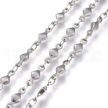 Tarnish Resistant 304 Stainless Steel Link Chains STAS-P219-40-1