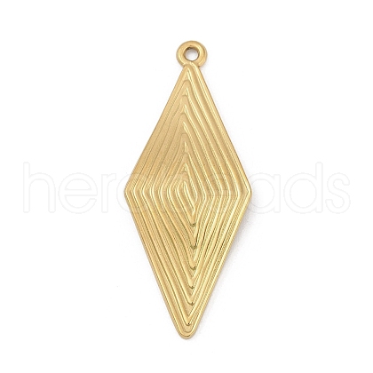 304 Stainless Steel Pendants STAS-D366-02B-G-1