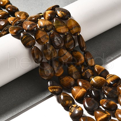 Natural Tiger Eye Beads Strands G-I377-A19-1
