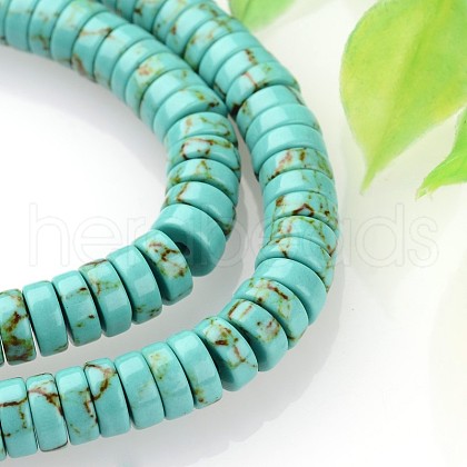 Dyed Synthetic Turquoise Beads Strands TURQ-E024-11A-1