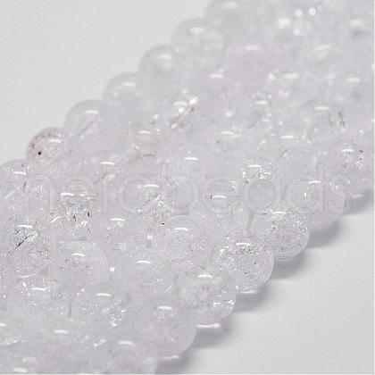 Natural Crackle Quartz Beads Strands G-D840-01-12mm-1