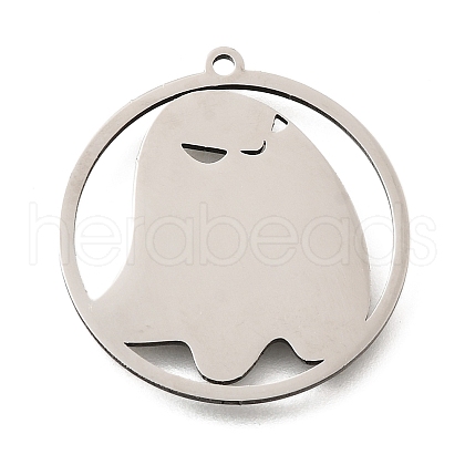304 Stainless Steel Pendants STAS-S176-09P-1