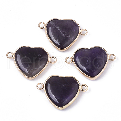 Natural Amethyst Links G-R469-04A-1