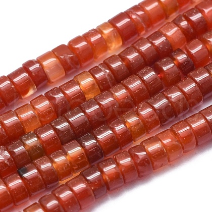 Natural Carnelian Beads Strands G-A177-01L-15-1