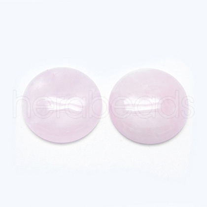 Natural Rose Quartz Cabochons G-E492-F-02-1