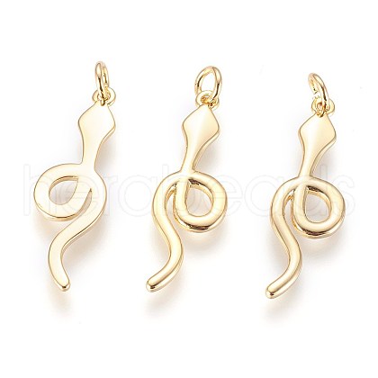 Brass Pendants X-KK-G364-03G-1