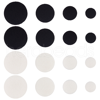   64Pcs 8 Style Lint and Aluminum Buttons FIND-PH0005-54-1