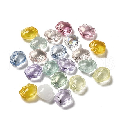 Transparent Glass Pendants GLAA-D025-08A-1