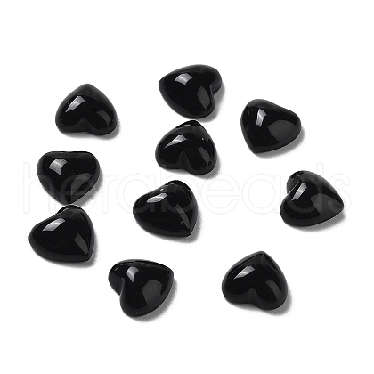 Natural Black Onyx Cabochons G-K337-09B-1