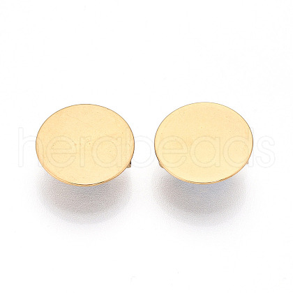 PVD Vacuum Plating 304 Stainless Steel Brooch Cabochon Settings STAS-E547-08J-G-1
