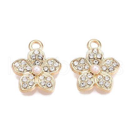 Rack Plating Alloy Pave Rhinestone Pendants FIND-N005-15A-1