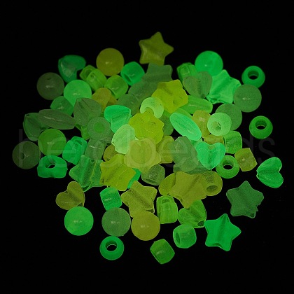 Luminous Transparent Acrylic Beads LACR-Q001-02-1