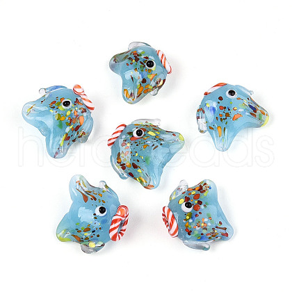 Handmade Lampwork Beads LAMP-T023-16C-1