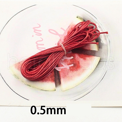 Waxed Polyester Cord YC-TAC0001-10-1