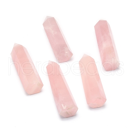 Single Terminated Pointed Natural Rose Quartz Display Decoration G-F715-115B-1