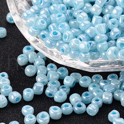 (Repacking Service Available) Glass Seed Beads SEED-C020-4mm-143-1