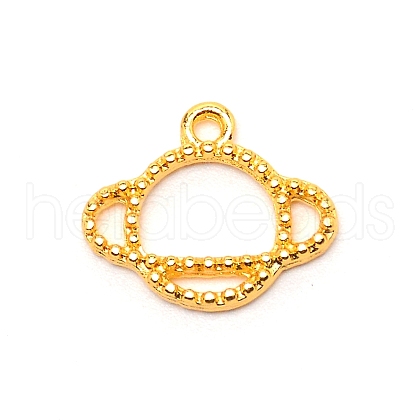 Planet Alloy Small Handmade Pendant PALLOY-WH0092-42G-1