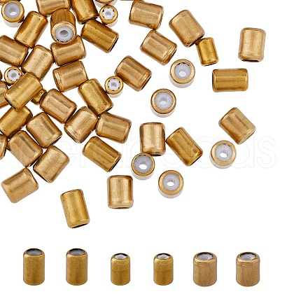HOBBIESAY 180Pcs 3 Style Brass Beads FIND-HY0001-73-1