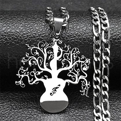 Non-Tarnish 304 Stainless Steel Necklaces NJEW-Q338-14P-1