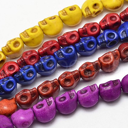 Dyed Synthetic Turquoise Bead Strands X-G-M145-M-B-1