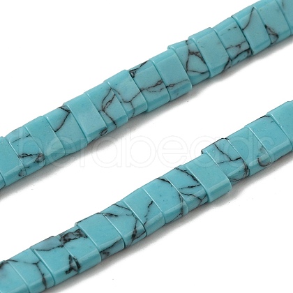 Synthetic Turquoise Beads Strands G-Z045-A24-01-1