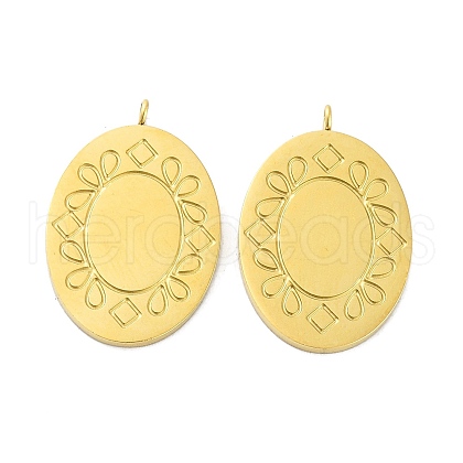 Ion Plating(IP) 316L Surgical Stainless Steel Pendants STAS-D029-19G-1
